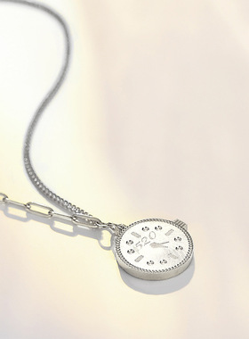 925纯银520手表项链女生