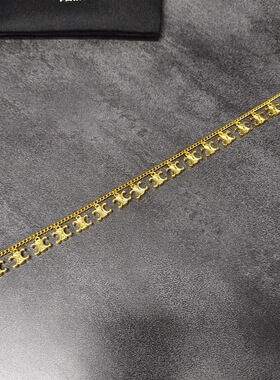 复古凯旋门Vintage锁骨链女