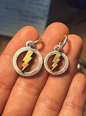 复古做旧吊坠莲说制物925银