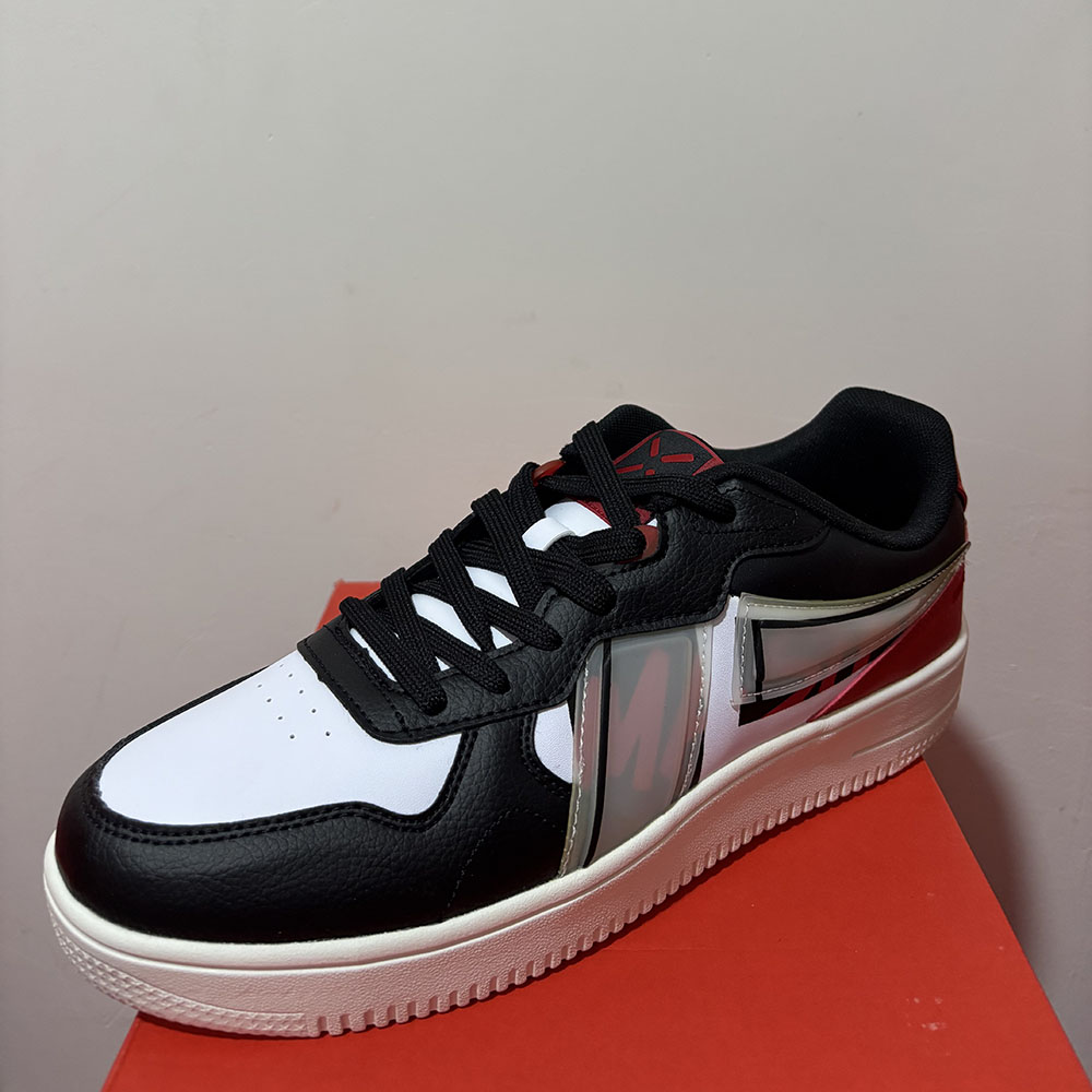 特步正品春款休闲青年学院男运动滑板鞋轻便小白鞋878119310065 - 图1