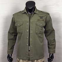 Autumn Winter 101 Airdrop Division Shirt Outdoor Camping Army Meme Jacket Pure Cotton Lining Slim Down For Training Tactical Jacket