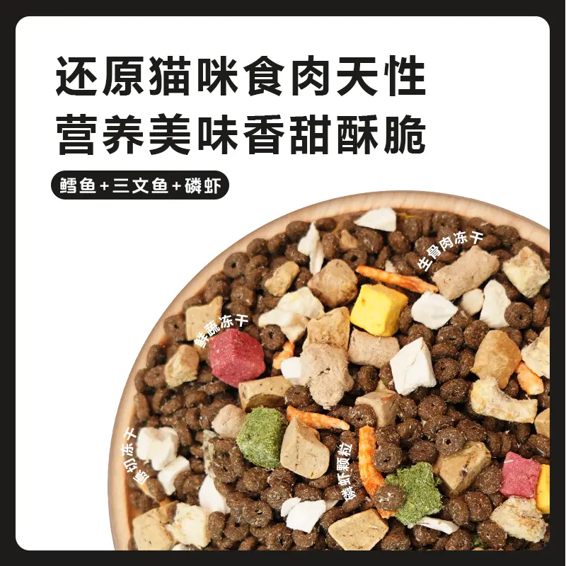 狼力克官方正品猫粮冻干多拼幼猫成猫通用型全价营养增肥大袋猫粮,淘宝优惠券,粉丝福利购,淘宝优惠卷