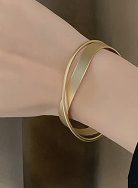 与沈凤行璃赵丽颖同款金色开口手镯臂环手环复古中国风