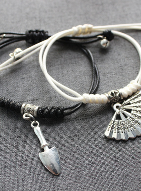 天官师青明仪赐福黑水月牙手链