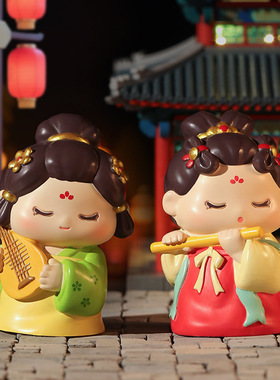 西安文创纪念品侍女摆件