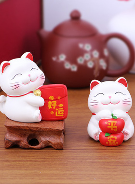 创意可爱小招财猫摆件