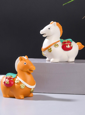 国潮十二生肖马吉祥物