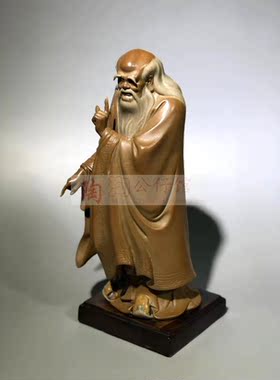 书桌历史人物摆件老子讲学