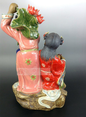 客厅招财摆件精品金童玉女