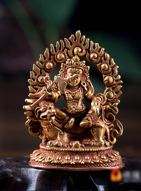 尼泊尔手工铜像摆件居家客厅装饰