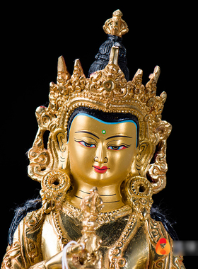 铜鎏金摆件尼泊尔手工