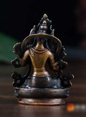 铜像尼泊尔手工铜室内装饰摆件
