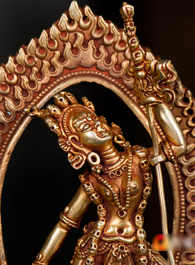 那洛空行母尼泊尔雕花摆件