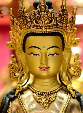 释迦族手工制作常寿三尊