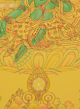 手绘天然尼泊尔西藏挂画唐卡