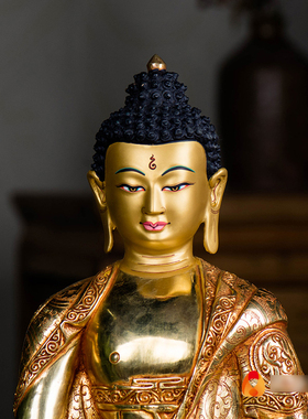 阿弥陀佛尼泊尔手工雕花摆件