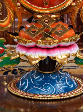 释迦族手工八吉祥摆件