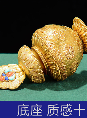 家用客厅宝瓶摆件铜现代