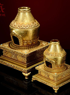 铜煨桑炉室内家用烟供熏香炉
