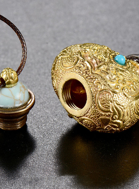 挂饰吊坠嘎乌盒宝瓶项链