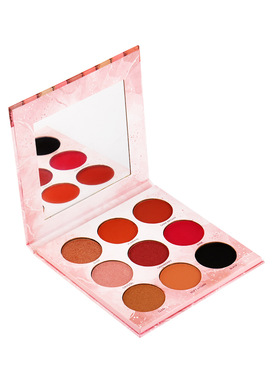 HUDAbeauty9色珠光防水眼影盘