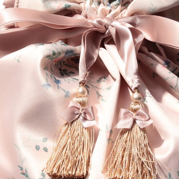 甜美碎花 流苏花边装饰收纳袋  衣服 收纳袋 出差旅行收纳,淘宝优惠券,粉丝福利购,淘宝优惠卷