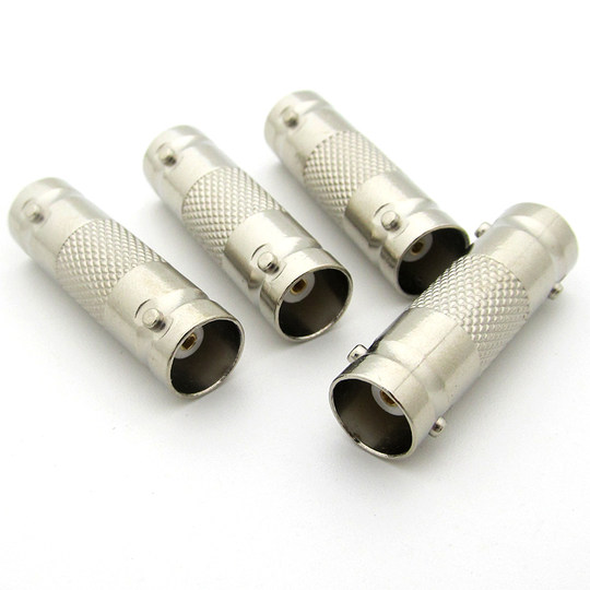 Bnc straight-through female to female adapter butt connector