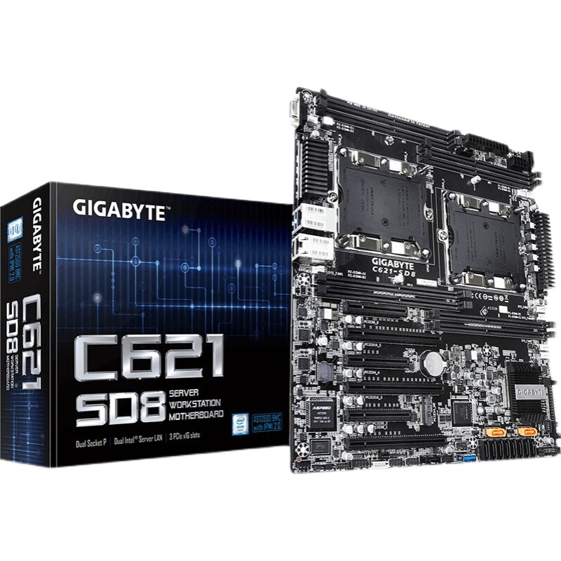 Gigabyte/技嘉 C621-SD8 双路LGA3647双千兆Ipmi远程管理集显主板 - 图3