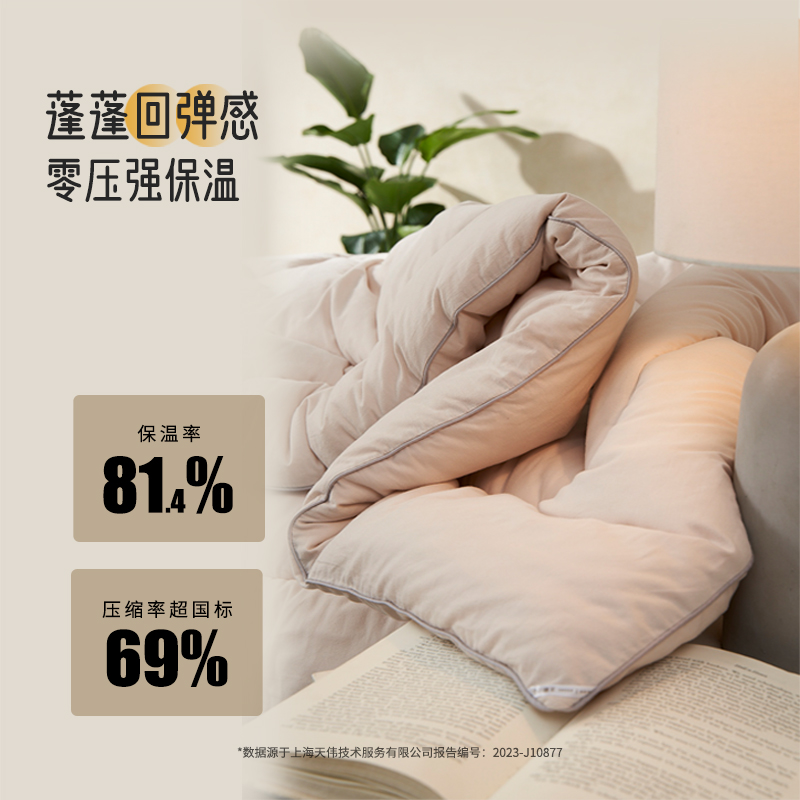 小绵羊A类金标澳洲进口羊毛加厚保暖冬天被子四季被芯家用纯棉被