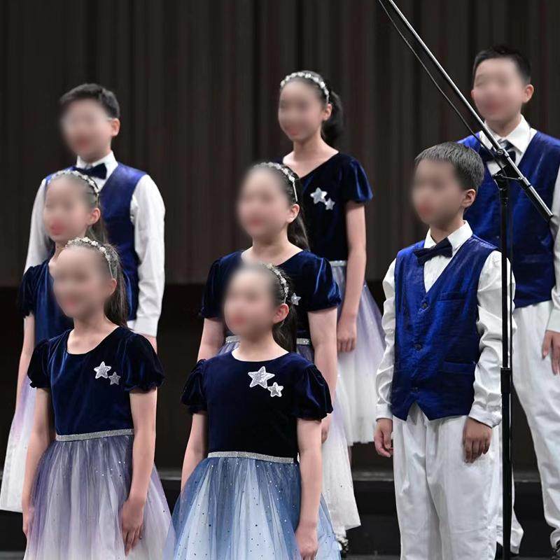 六一儿童合唱服装演出服男女童礼服中小学生表演朗诵纱裙民族舞台,淘宝优惠券,粉丝福利购,淘宝优惠卷