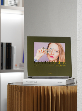 街拍个性珠宝 现代真书内页别墅大风格摆件装饰桌面卧室拍摄道具