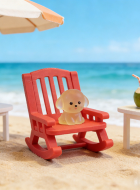 夜光小狗树脂DIY桌面摆件