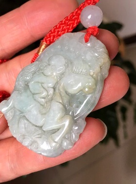 马上封侯马猴生肖吊坠马上猴子