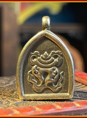 唐卡擦擦佛文玩手绘西藏大黑天