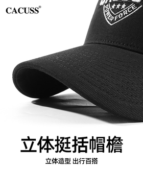 CACUSS鸭舌帽逛街四季男女同徽章