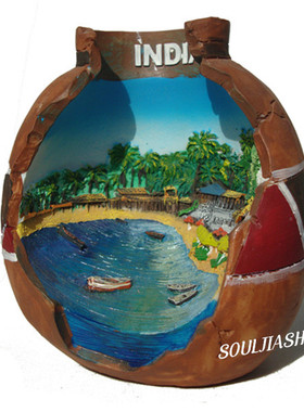 印度树脂建筑风景摆件旅游纪念品