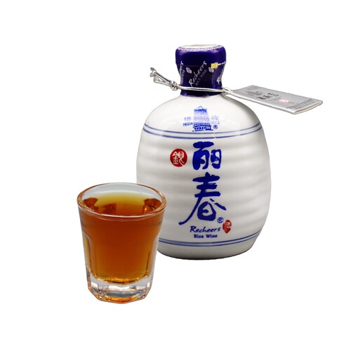 绍兴塔牌老酒8年陈银丽春350mlX2瓶价半干型微甜糯米黄酒宴请送礼 - 图0
