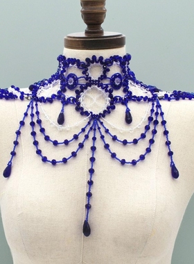 卿手作水晶项链女性三种佩戴方式