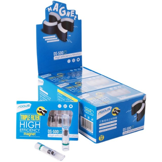ADOUS magnet triple filter cigarette holder