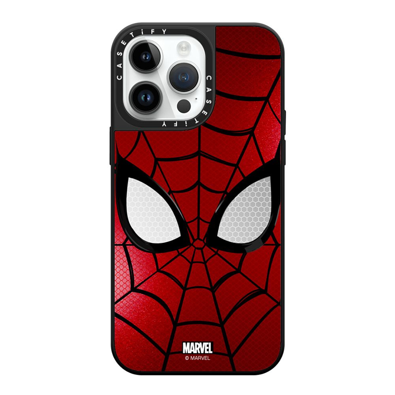 spider man潮牌镜面漫威蜘蛛侠毒液15pm适用iphone14手机壳magsafe苹果13/pro/max电话保护套12大孔软11防摔 - 图3