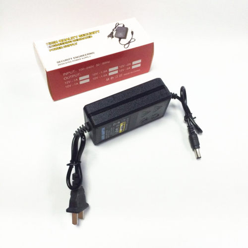 稳定型监控摄像头电源适配器12V2A室内电源摄像机电源DC55*21双线 - 图1