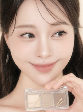 韩国直邮正品Loar三色卧蚕眼影盘