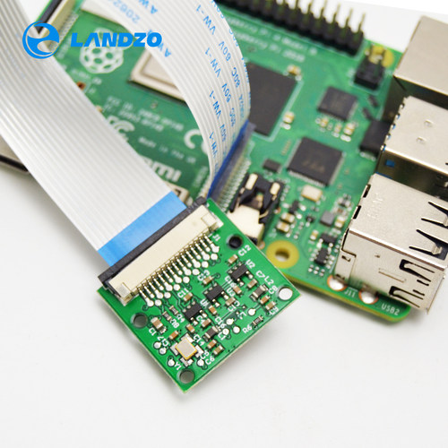 树莓派4代Raspberry Pi4B/3B+/3B500万像素广角CSI视频接口摄像头 - 图0