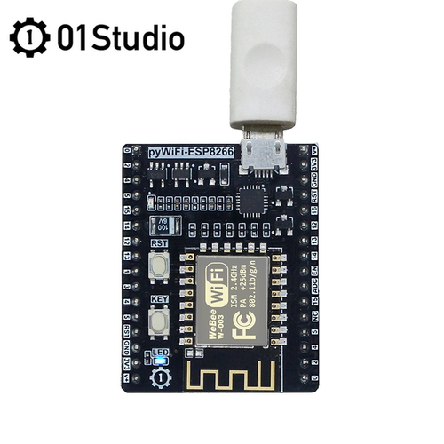 pyWiFi- ESP8266开发板 Micro- Python 物联网无线WiFi学习套件 - 图0