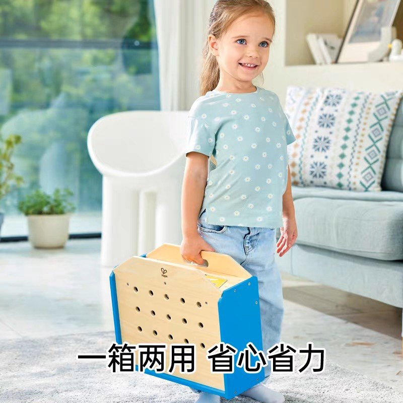 Hape小工程师工作台螺母拆装组合玩具仿真工具模拟实操男女孩3岁+,淘宝优惠券,粉丝福利购,淘宝优惠卷