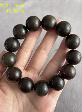 可盘可戴的18mm糖玉籽料手串