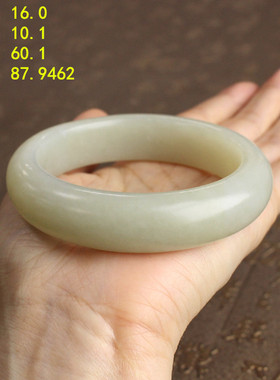 Z质地老熟密度白玉籽料大码手镯