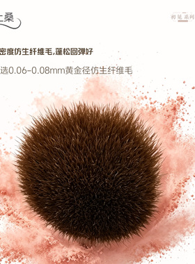 陌上桑仿生纤维毛斜坡腮红刷