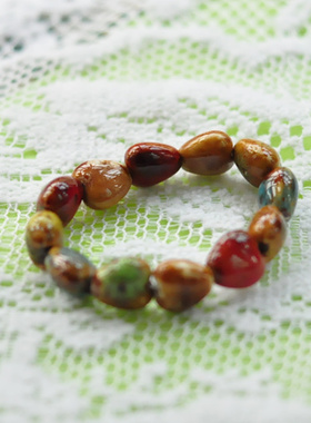 景德镇手工原创陶瓷民族风手链