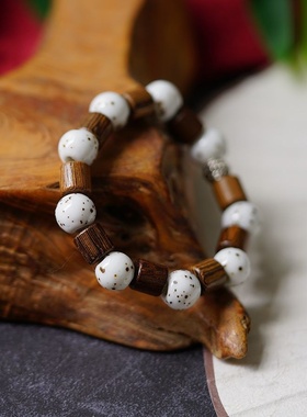 2026时尚国风潮创意陶瓷串珠手链女民族风文艺新中式男士时尚手串
